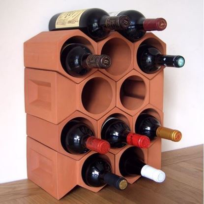 Picture of Terracotta Wine Rack - 12 Bottle Keystone Set