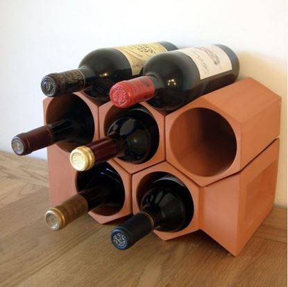 Picture of Terracotta Wine Rack - 7 Bottle Keystone Set
