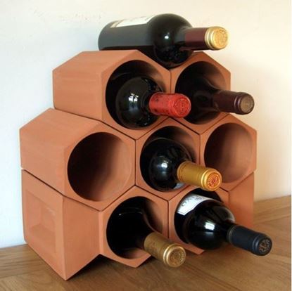 Picture of Terracotta Wine Rack - 8 Bottle Keystone Set