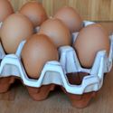 Picture of Ceramic Egg Holder (12) Cream Glazed