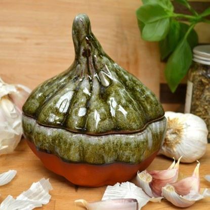Picture of Garlic Roaster - Apple Glaze