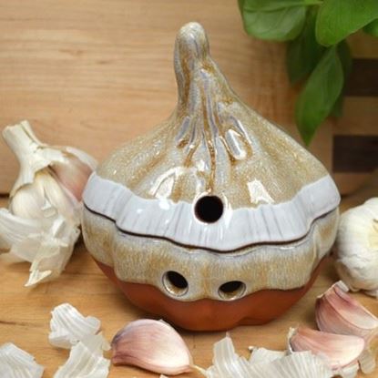 Picture of Garlic Keeper - Mushroom Glaze