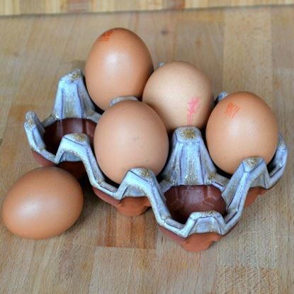 Picture of Egg Rack (6) Mushroom Glazed