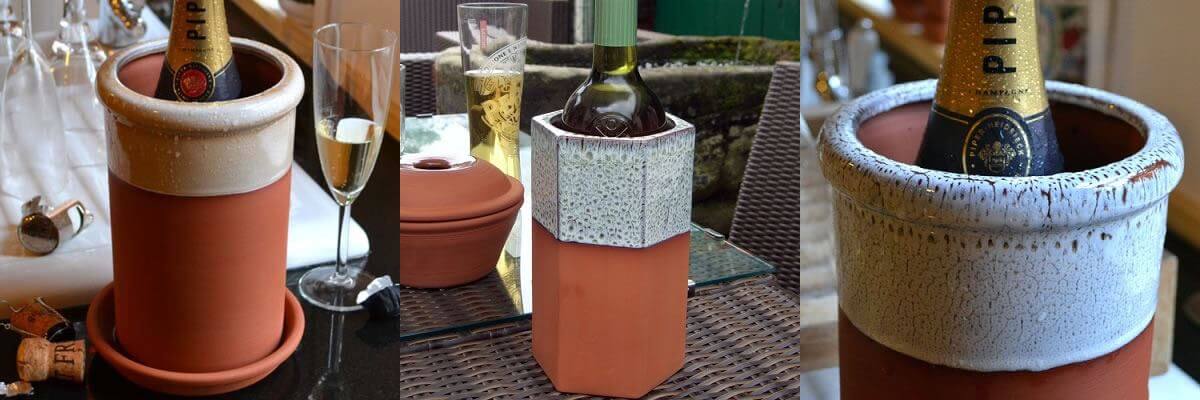 Handmade Pottery Wine Chiller