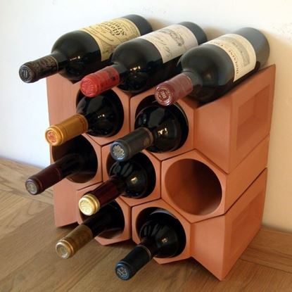 Picture of Terracotta Wine Rack - 10 Bottle Keystone Set