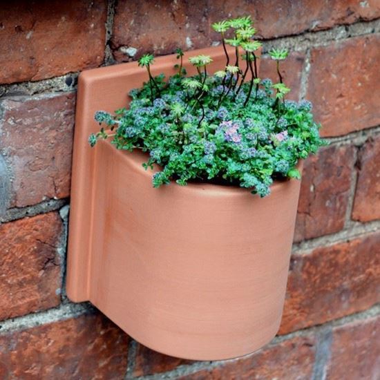 Small Herb Wall Pots Weston Mill Pottery UK