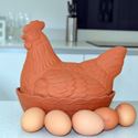 Picture of Chicken Egg Holder - Terracotta