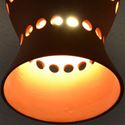 Picture of Pierced Pendant Shade - Terracotta