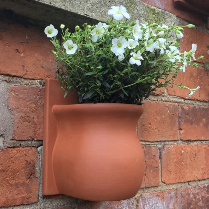 Small Herb Wall Pots - Urn | Weston Mill Pottery UK