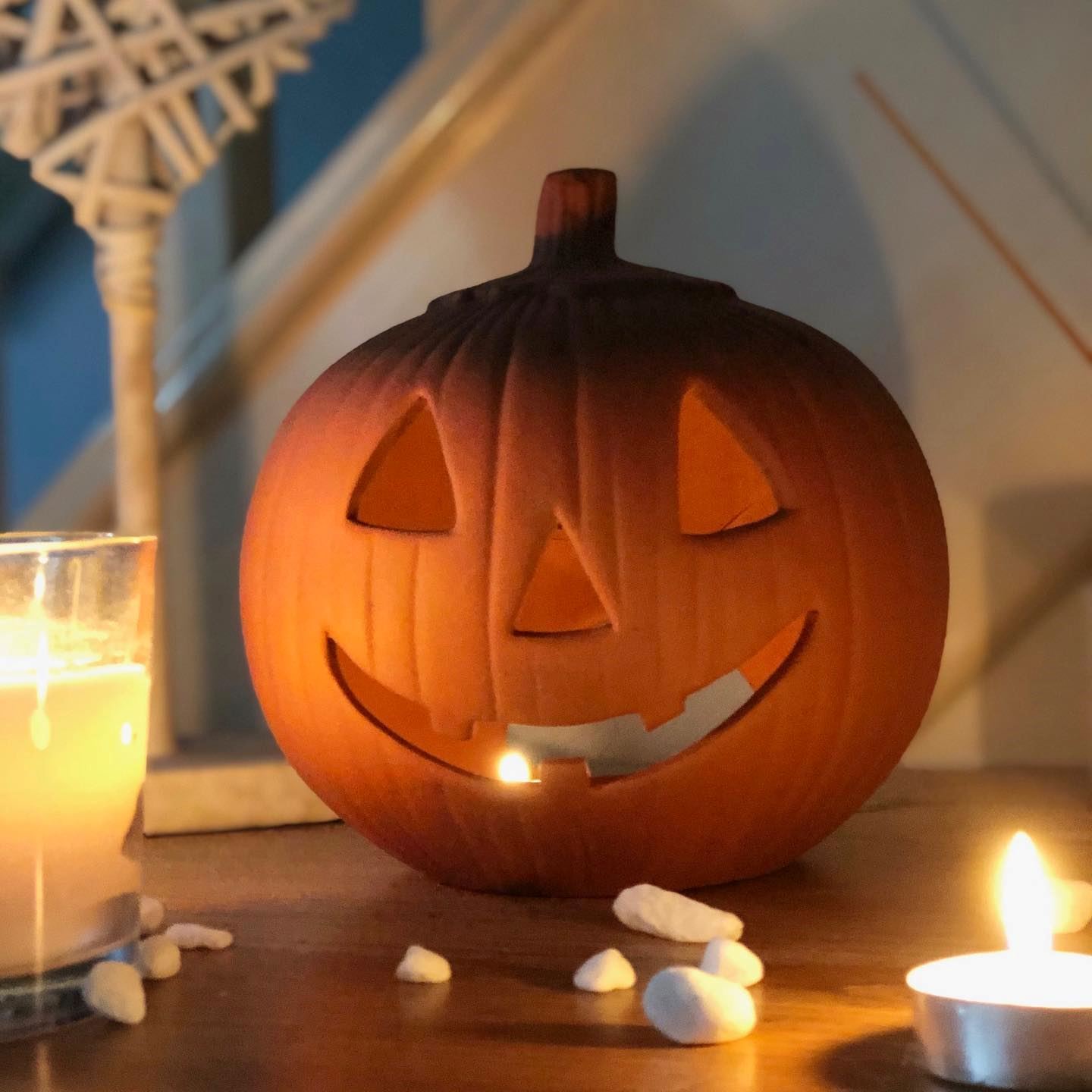 Halloween Pumpkin Lantern | Weston Mill Pottery UK