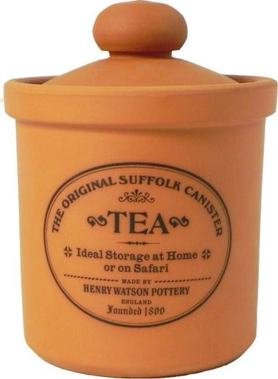 Terracotta tea canister