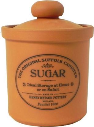 terracotta sugar canister