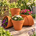 Picture of Terracotta Plant Pots - F7 (7 cm dia) 