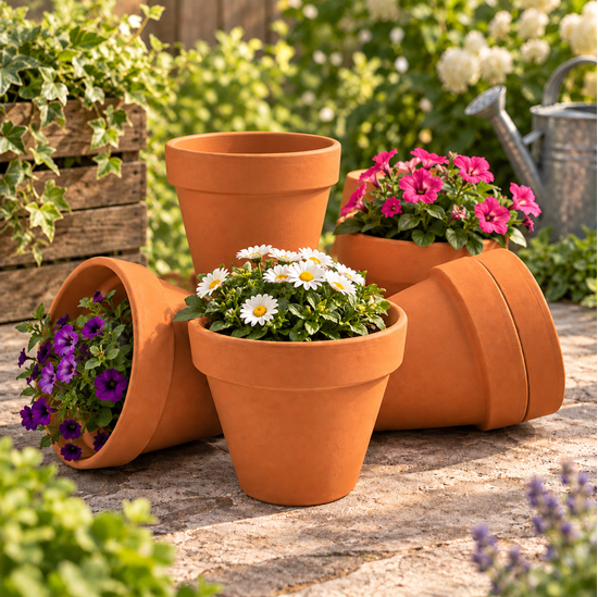 Picture of Terracotta Plant Pots - F7 (7 cm dia) 
